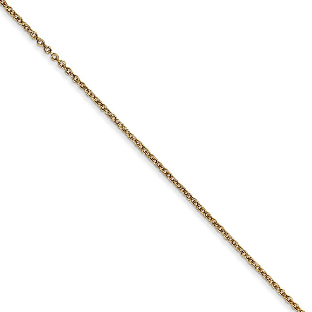 14k Yellow Gold, Snowflake Necklace