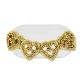 1928 Jewelry Magcessory Hearts Magnetic Jewelry Eyeglass Brooch