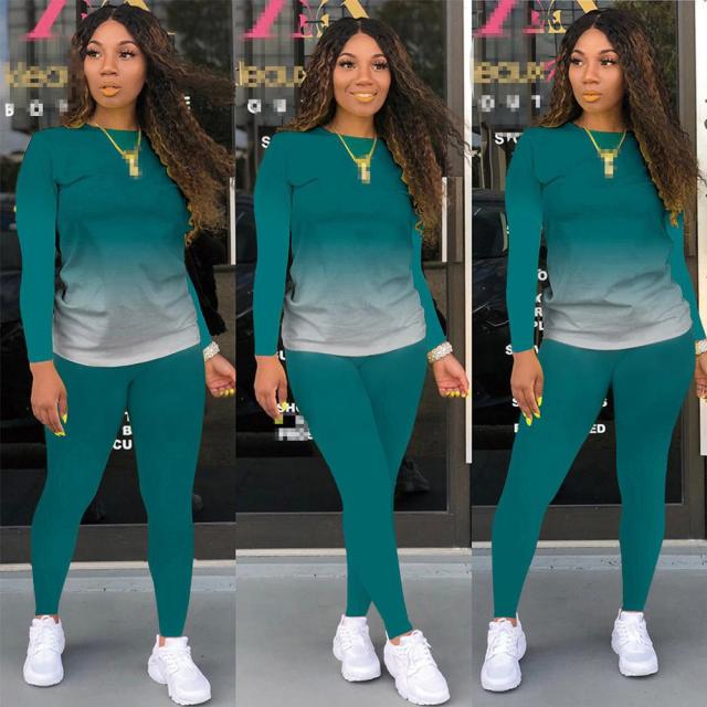 2 piece outfits tracksuit wholesale  clothing sweatsuits for female winter