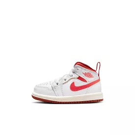 Air Jordan 1 Mid SE Lobster Dune Red - Toddler's TD