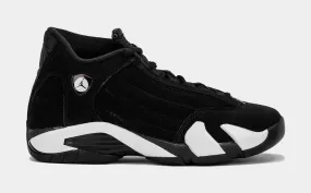 Air Jordan 14 Retro Black/White Mens Lifestyle Shoes (Black/White)