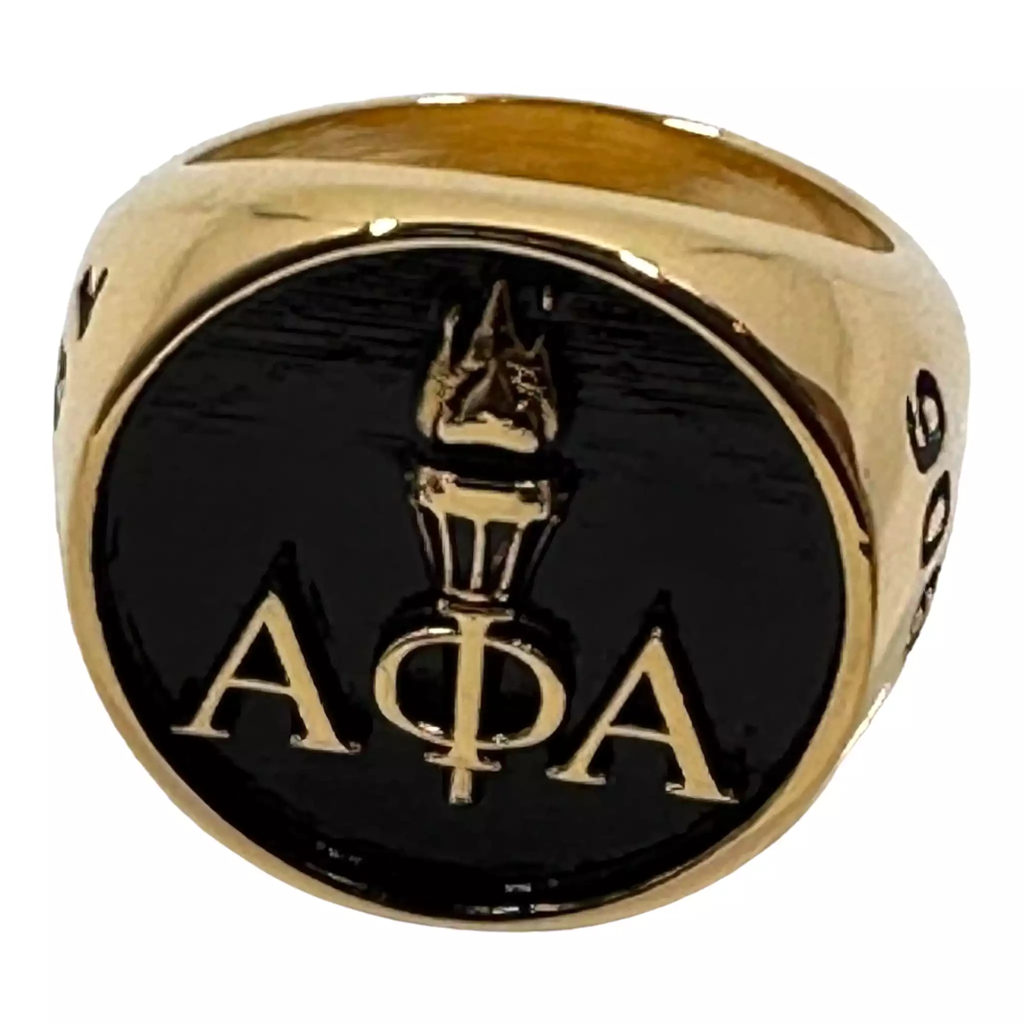 Alpha Phi Alpha Light Of The World Gold Ring