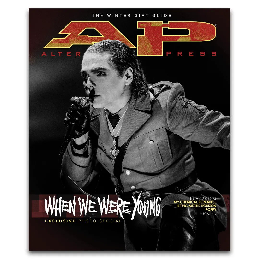 ALTERNATIVE PRESS WINTER 2022 ISSUE FEATURING MY CHEMICAL ROMANCE