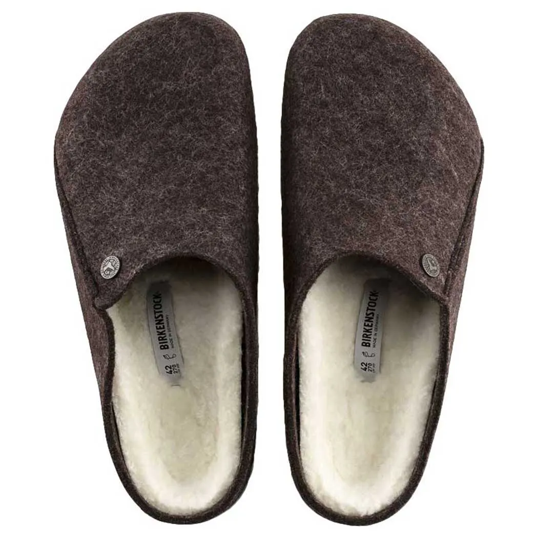 Birkenstock Zermatt Wool Felt Shearling Slipper Mocha (Men's)