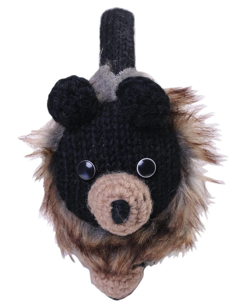 Black Bear Faced Ear Muff