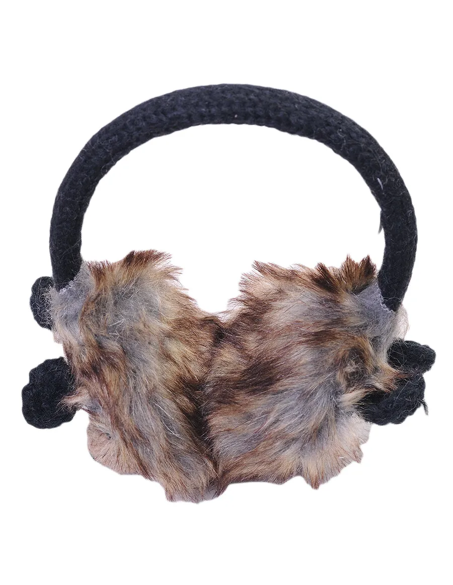 Black Bear Faced Ear Muff