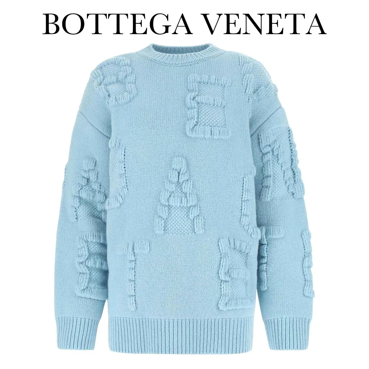 BOTTEGA VENETA  |Crew Neck Casual Style Wool Long Sleeves Logo Outlet