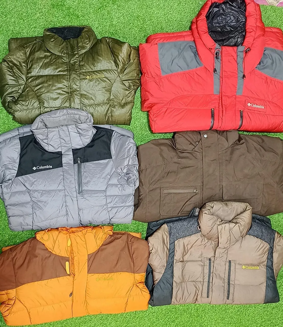 Branded Columbia Puffer Jackets