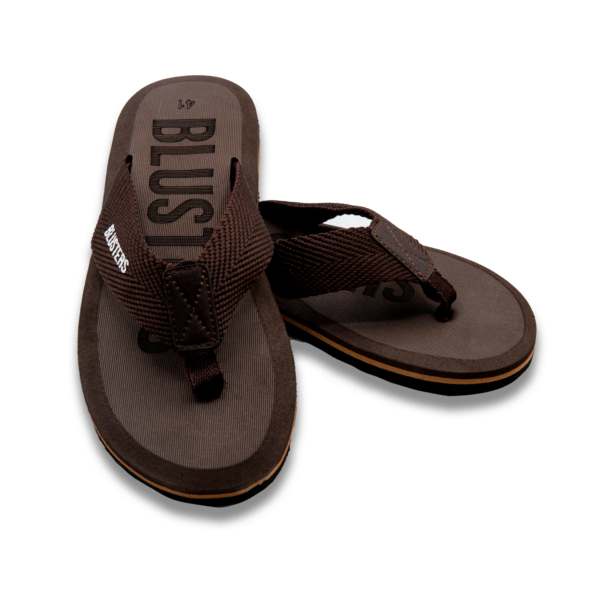 Brown Cross Styled Comfy Flip Flop