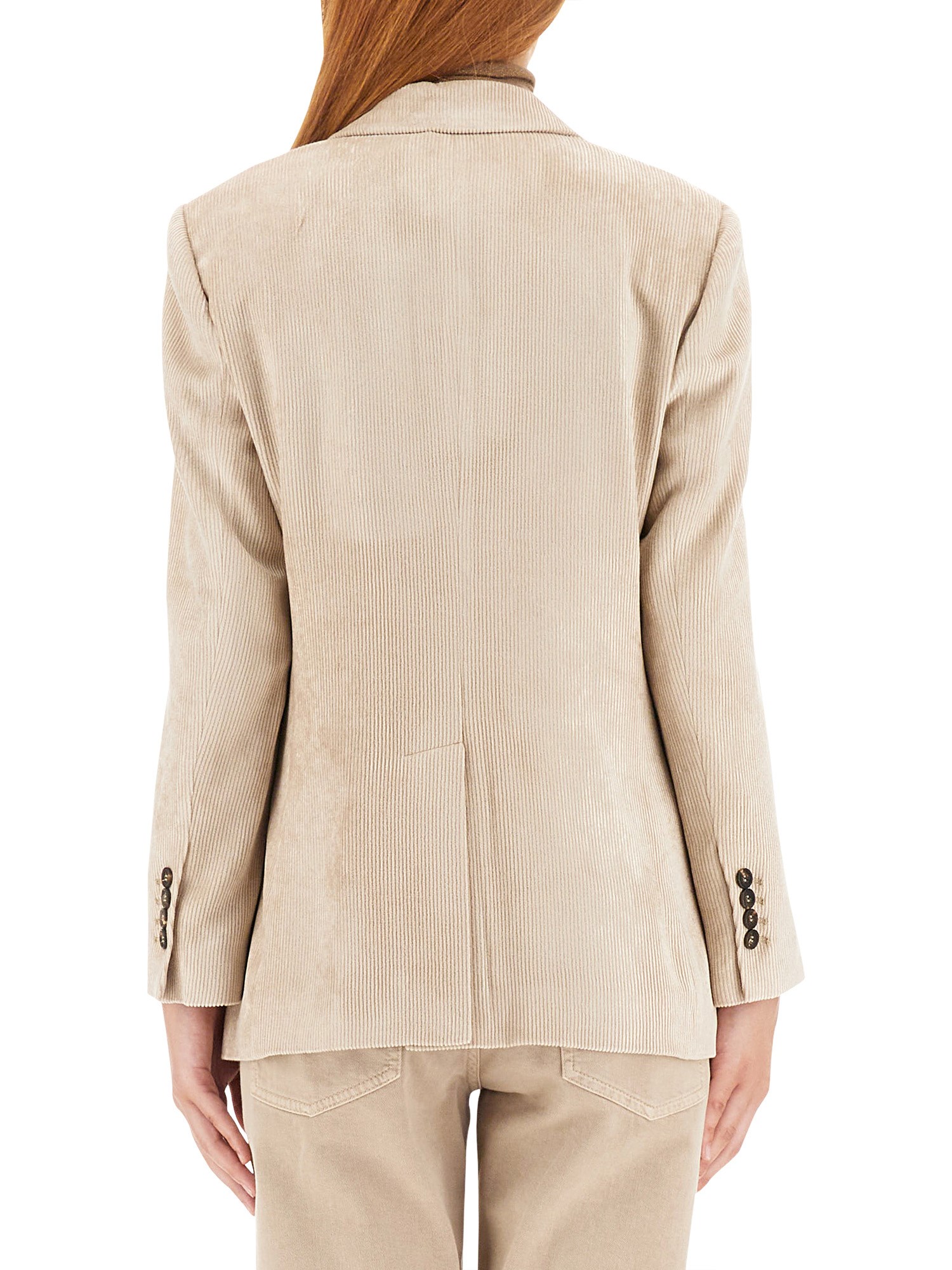 BRUNELLO CUCINELLI    VISCOSE DOUBLE-BREASTED JACKET