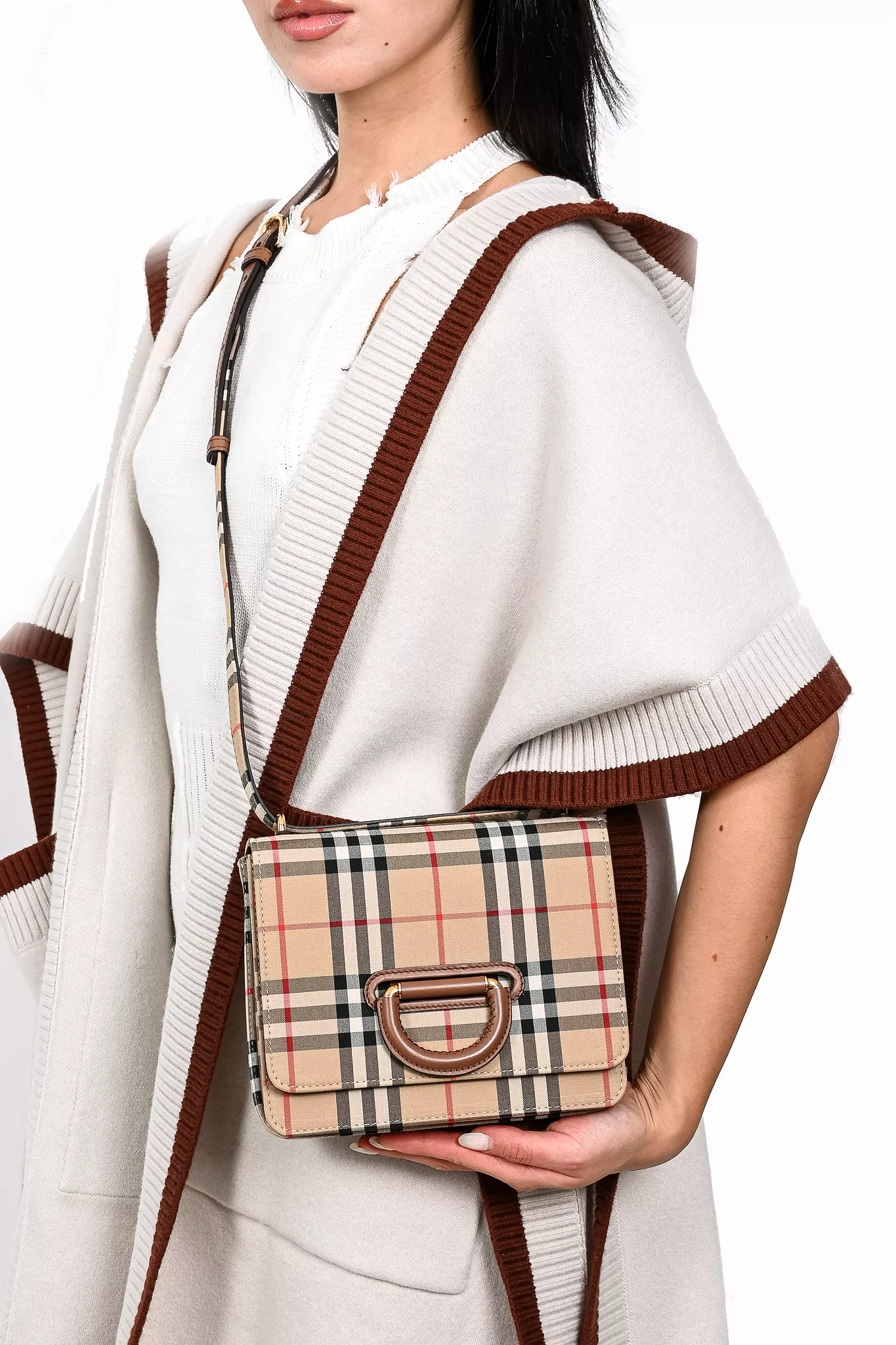 Burberry 'Vintage Check D-Ring' Crossbody Bag