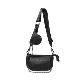 Burgent-X Crossbody bag BLACK/BLACK