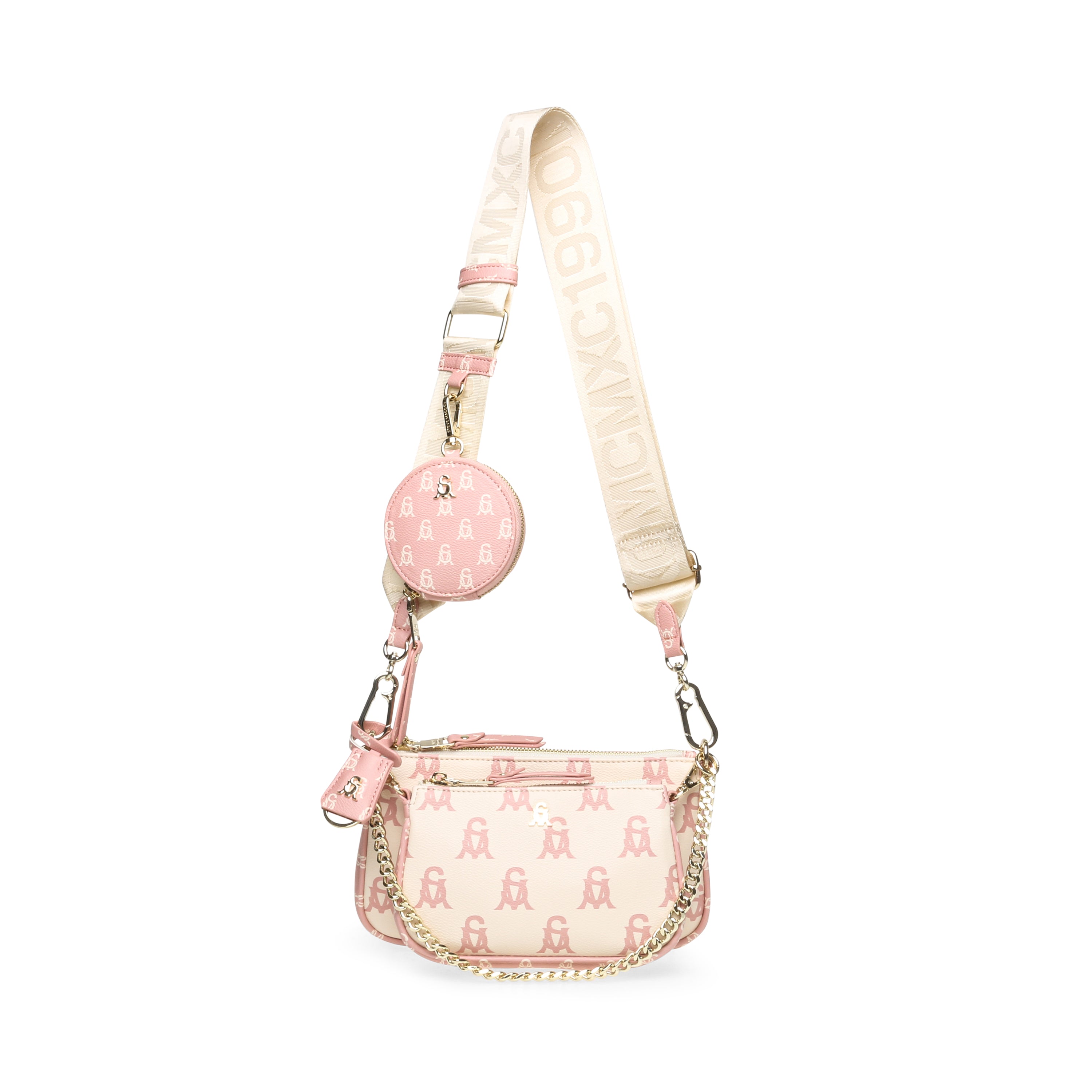 Burgentb Crossbody bag BLUSH/BONE