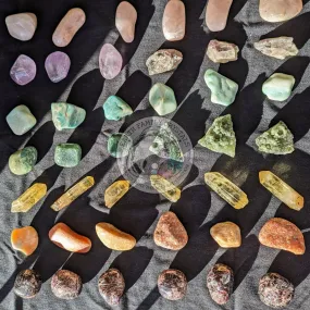 Chakra Sets ~ Raw and Tumbled Chakra Stone Sets