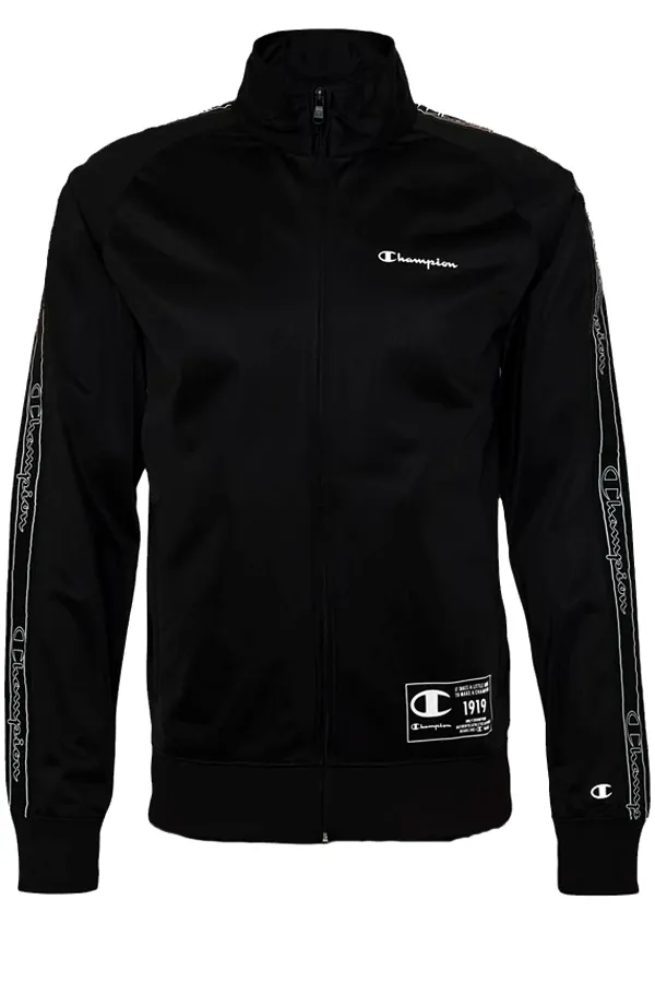 Champion New Logo Track Jacket Black