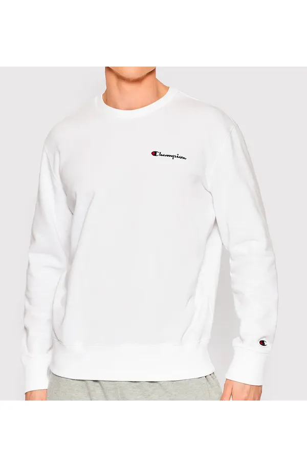 Champion Rochester Crew Sweat Signature Logo White