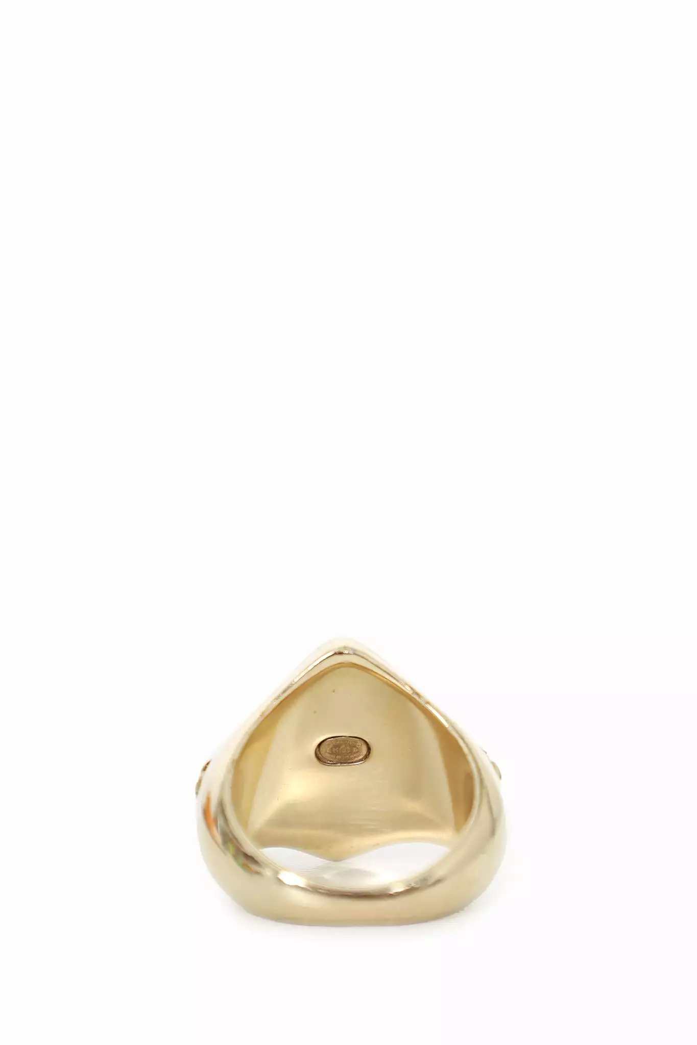 Chanel Gold Tone Cross AB7018 Ring