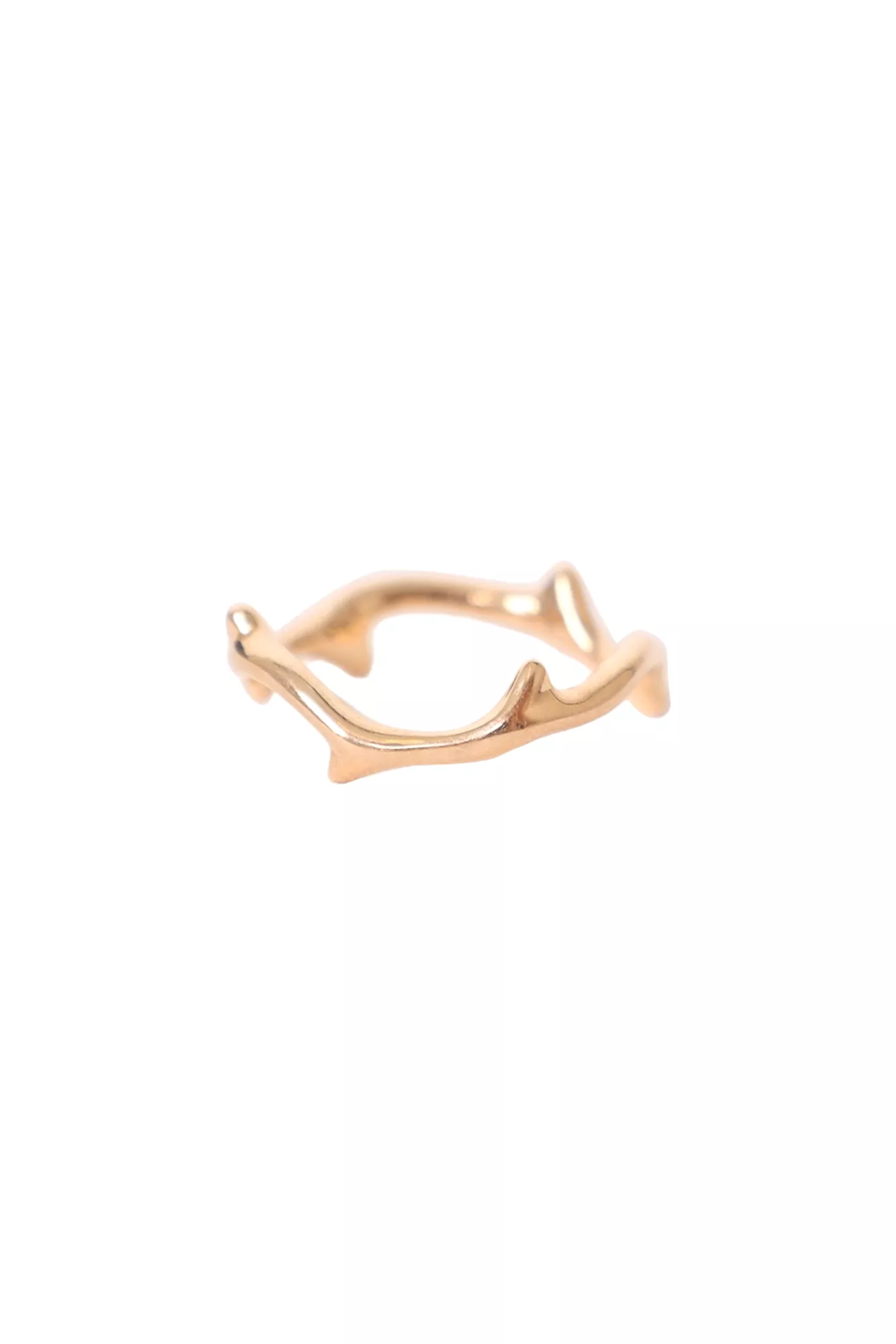 Christian Dior 18K Yellow Gold Bois De Rose Ring