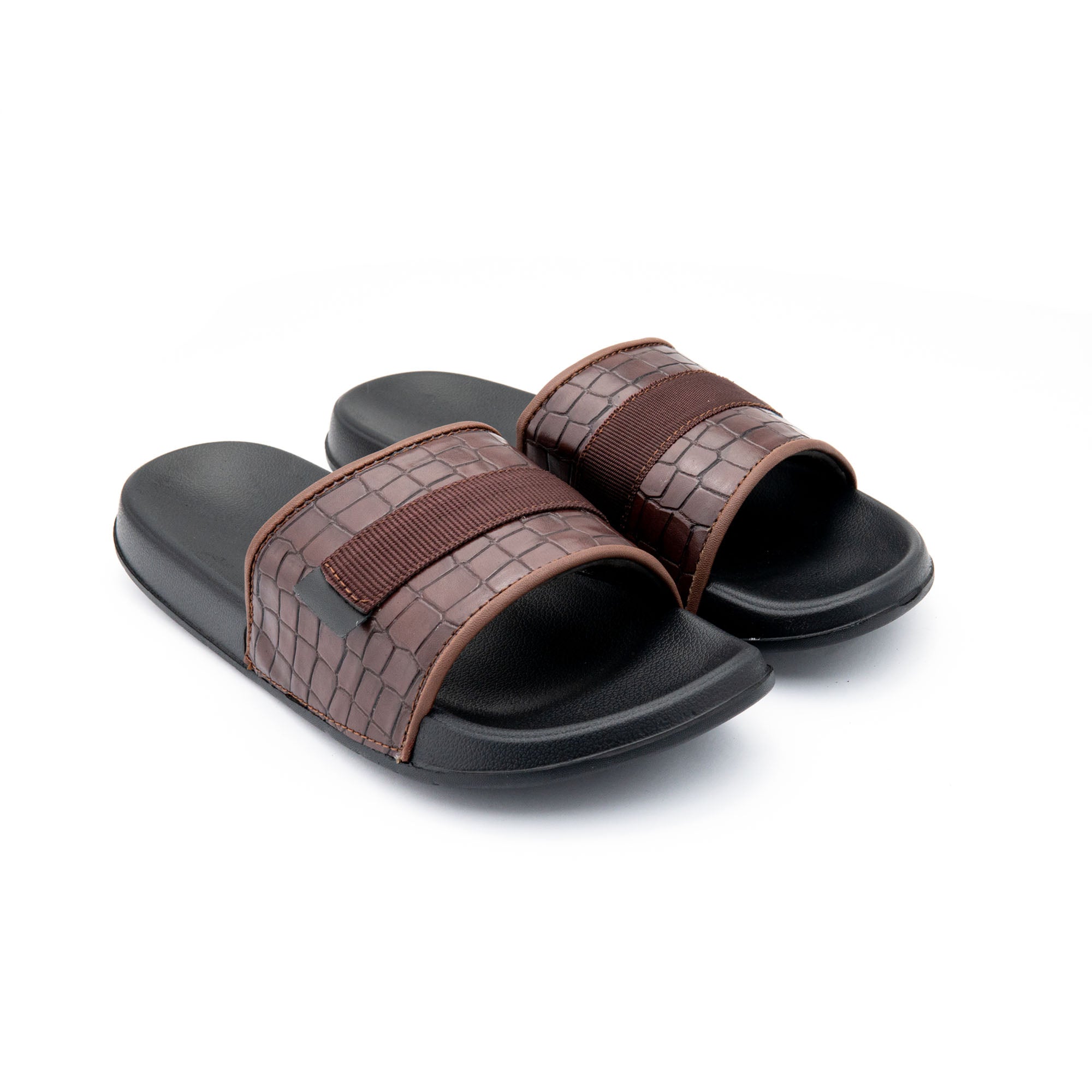 Coffee Strap Styled Comfy Slides