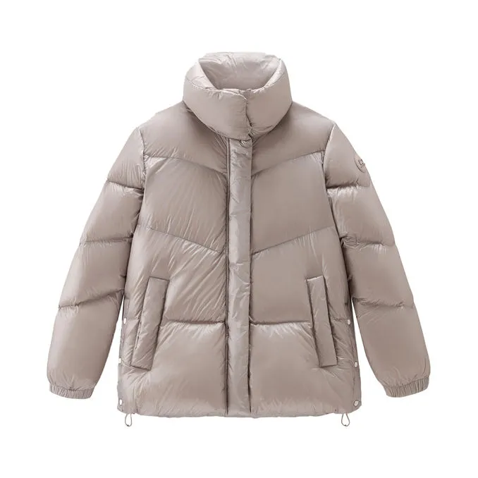 DOWN JACKET ALIQUIPPA Woman Light Taupe