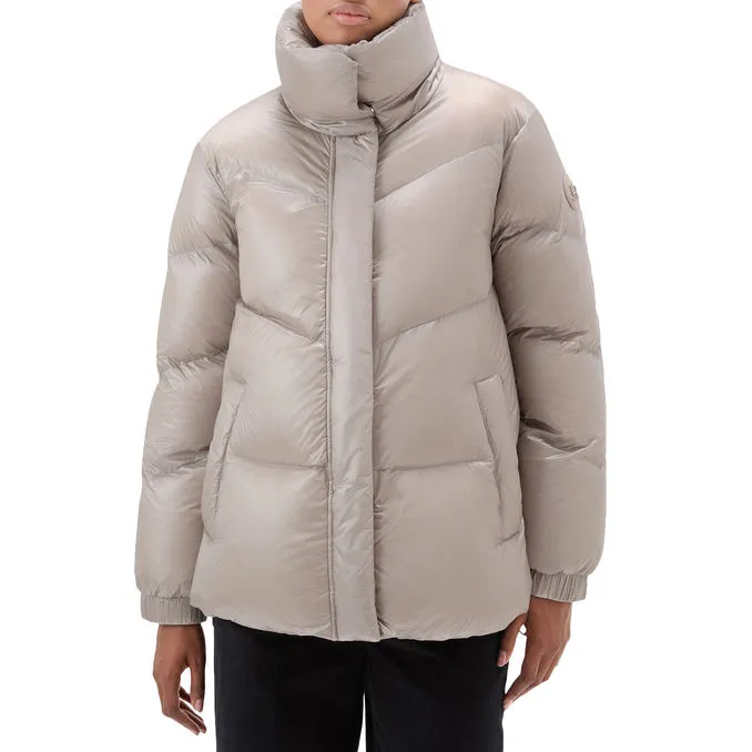 DOWN JACKET ALIQUIPPA Woman Light Taupe