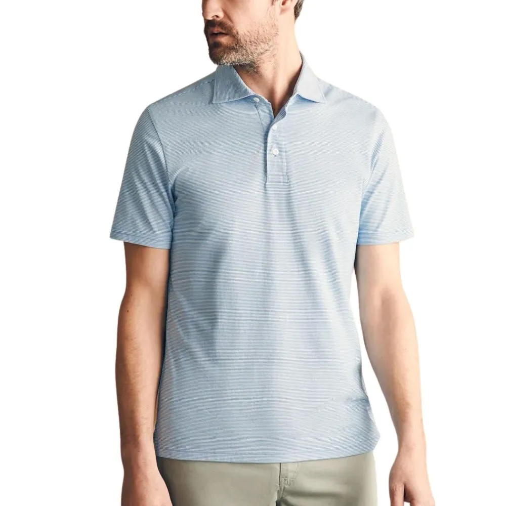 Faherty Men's Movement Short-Sleeve Pique Polo