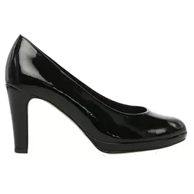 GABOR Black Patent Court Shoe Splendid