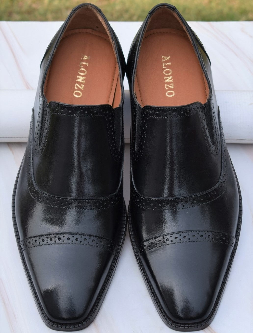 Grant Slipon Brouge Shoes for Men