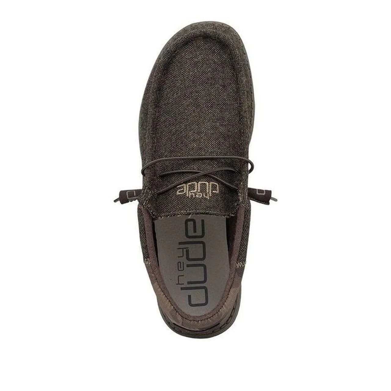 Hey Dude Mens Wally Funk Wool Slip On- Brown Camo