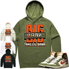 Jordan 1 Celadon 1s Hoodie to Match - CELADON BIG BANK