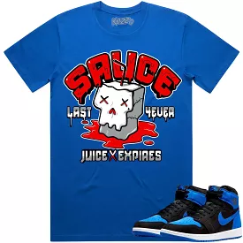 Jordan 1 Royal Suede 1s Shirt to Match - RED SAUCE