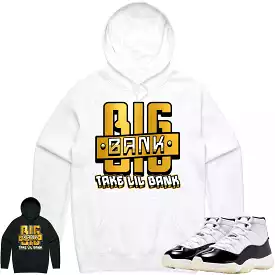 Jordan 11 Gratitude 11s Hoodie to Match - GOLD METALLIC BIG BANK