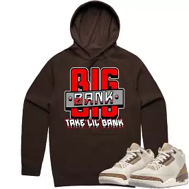 Jordan 3 Palomino 3s Hoodie to Match - RED BIG BANK