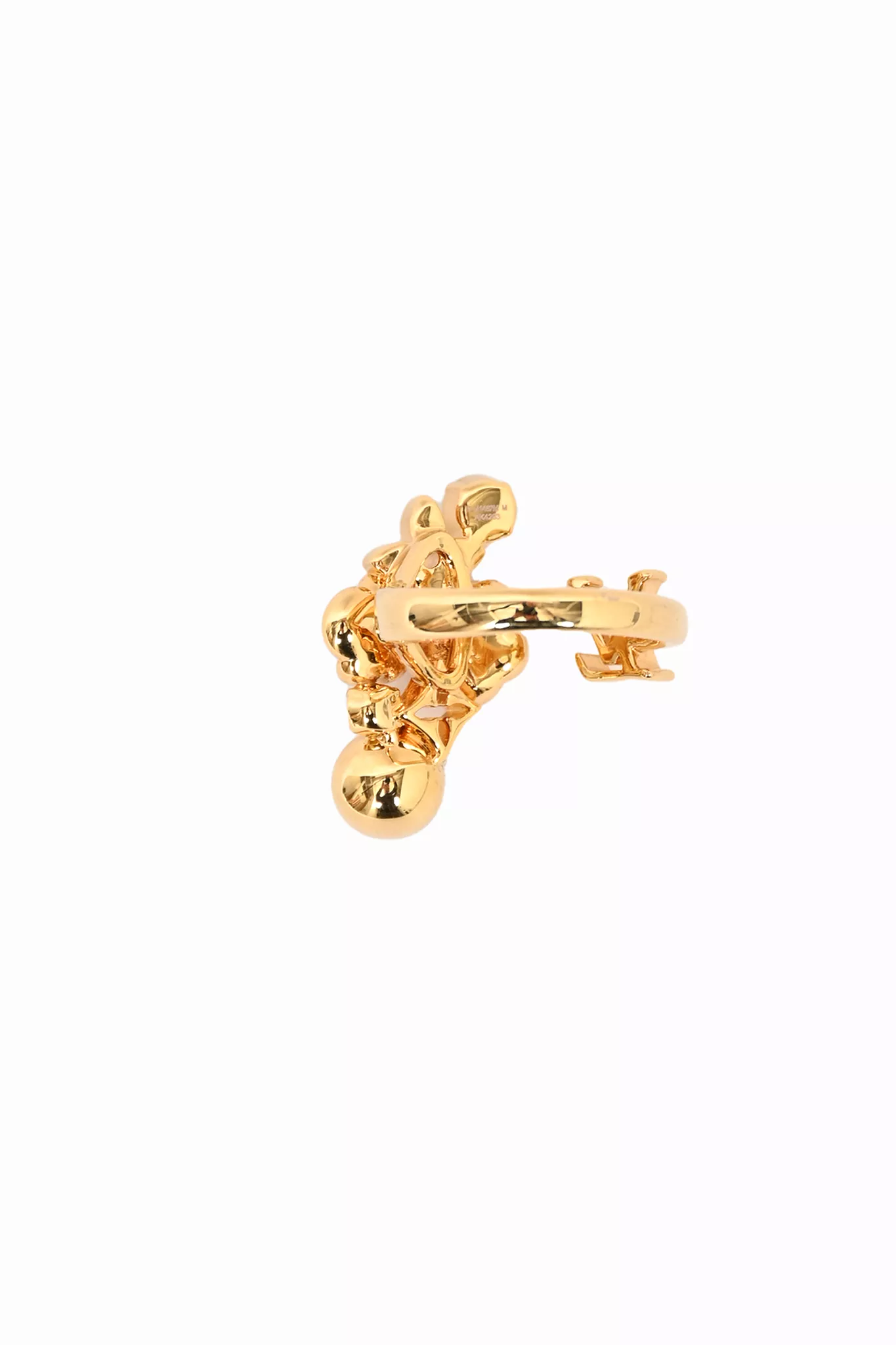 Louis Vuitton Gold Toned Floral 'Botanica' Ring