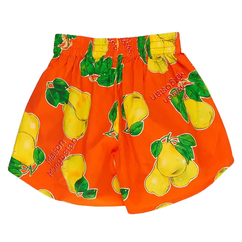 Maison Mangostan Child Peritas Shorts Orange