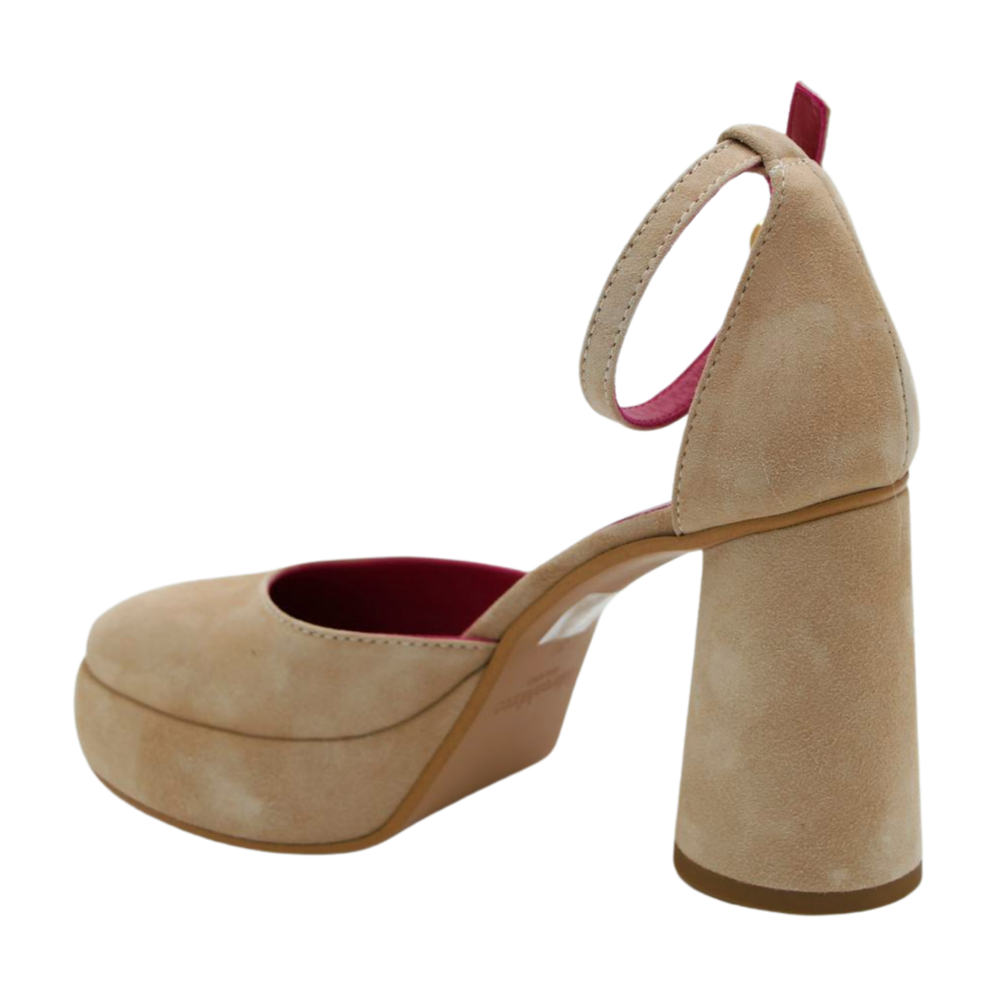 MARCO MOREO  PHOEBE Camel Suede  Platform Shoe F081