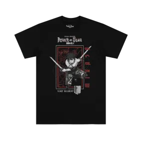 Mikasa Ackerman ODM Gear Black Tee