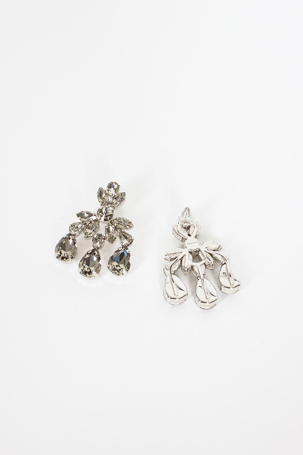 Mini Chandelier Earrings Smoke