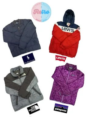 Mix Branded Puffer Jackets |Patagonia|TheNorthFace|Polo Ralph Lauren|Tommy Hilfiger| Columbia 30 pcs