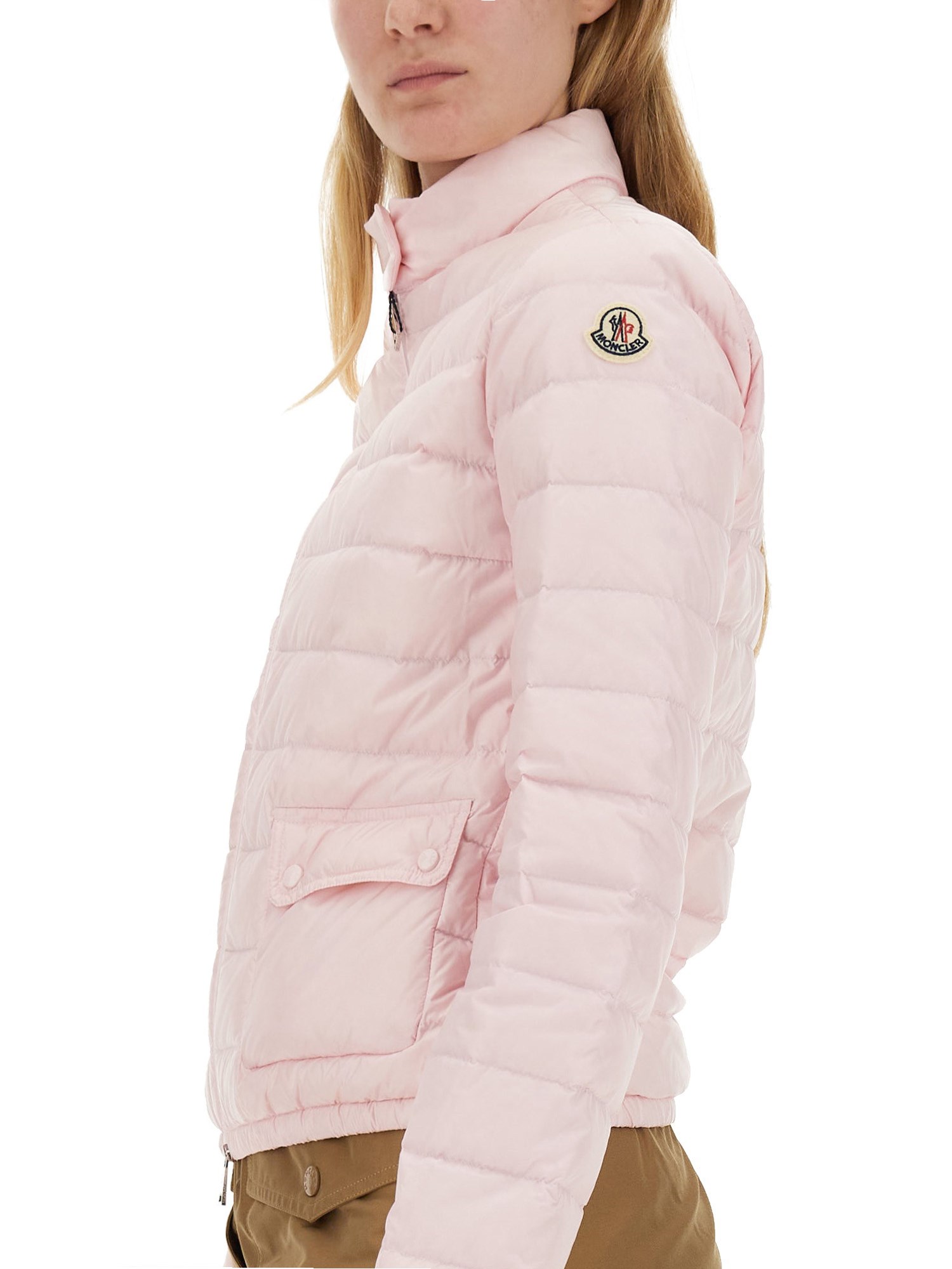 MONCLER    LANS SHORT NYLON DOWN JACKET