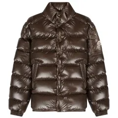 Moncler Lule Short Down Jacket Brown