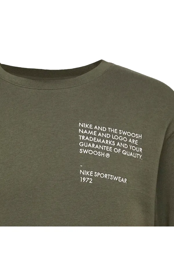 Nike New Swoosh Sweatshirt Khaki