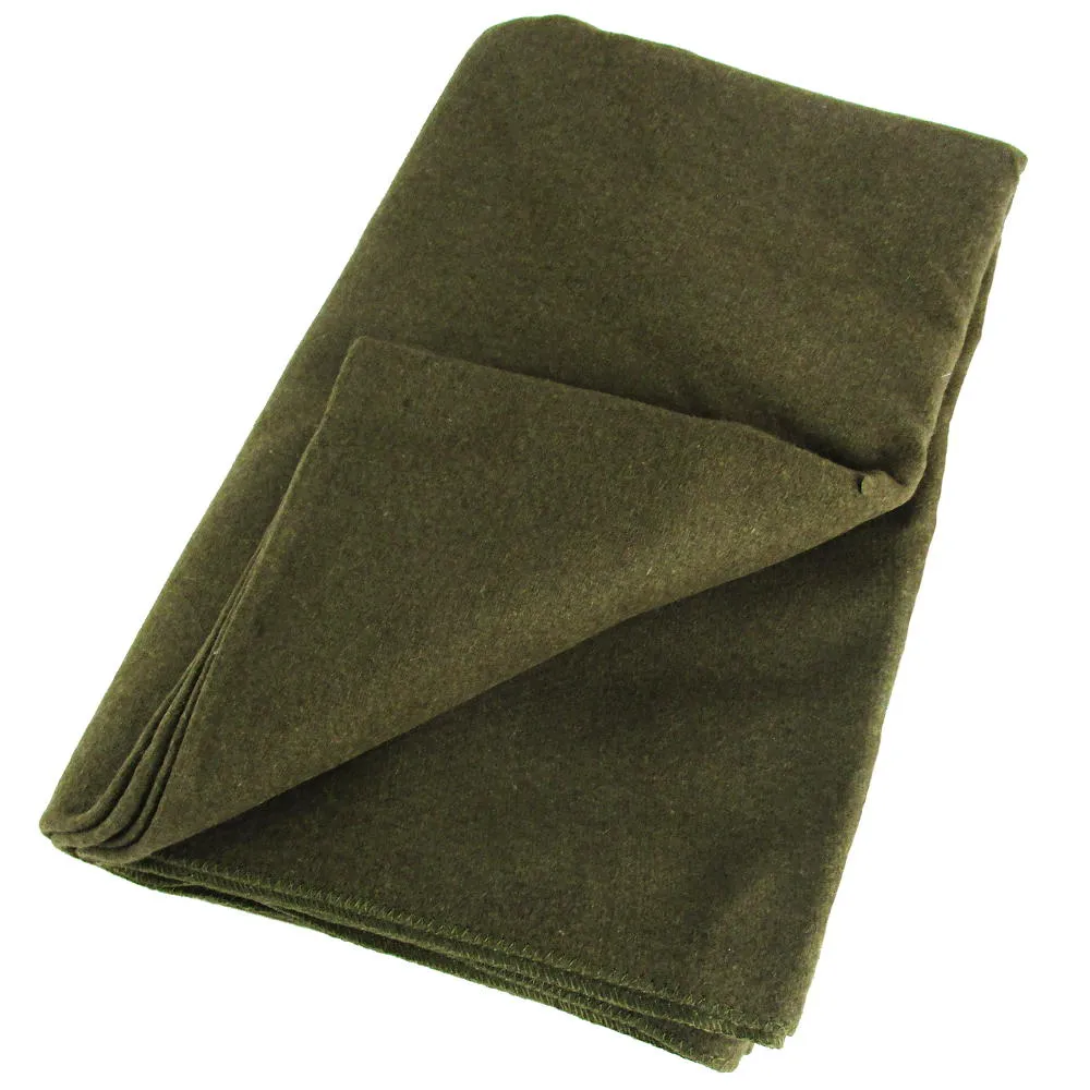 Olive Drab Wool Blanket