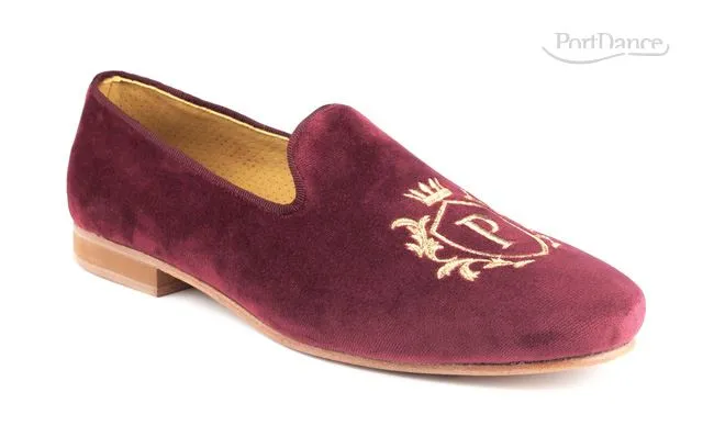 PortDance PDM001 Mocasins Burgundy