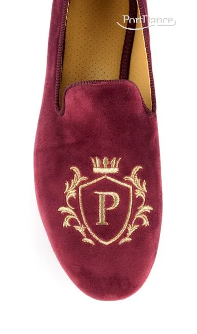 PortDance PDM001 Mocasins Burgundy