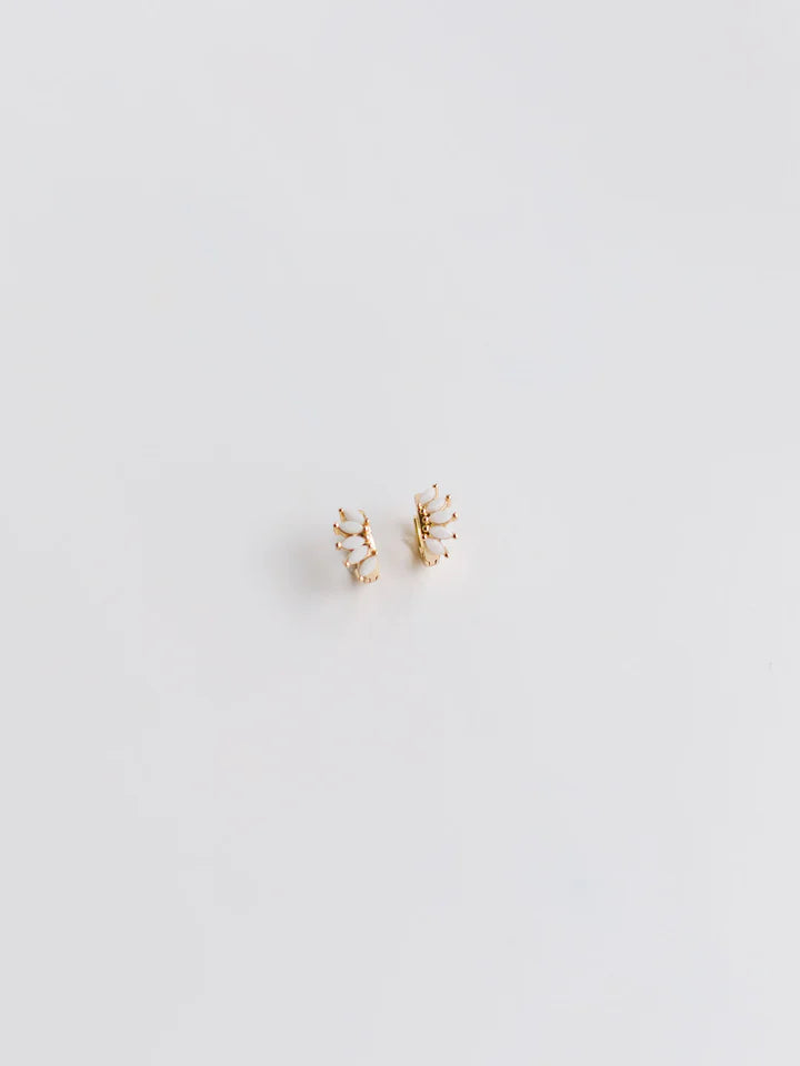 Raymond Earrings -White Michelle McDowell