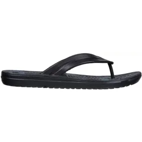 SKECHERS Men's Sand Bar Hide Out Slipper (Black)