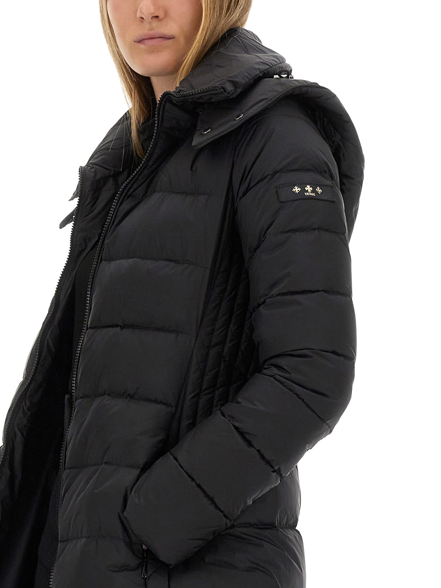 TATRAS    ZIPPERED JACKET IN TECHNICAL FABRIC