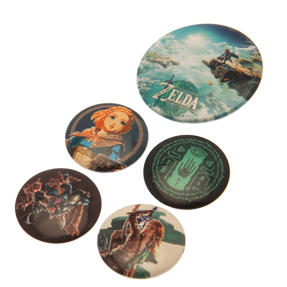 The Legend Of Zelda Button Badge Set