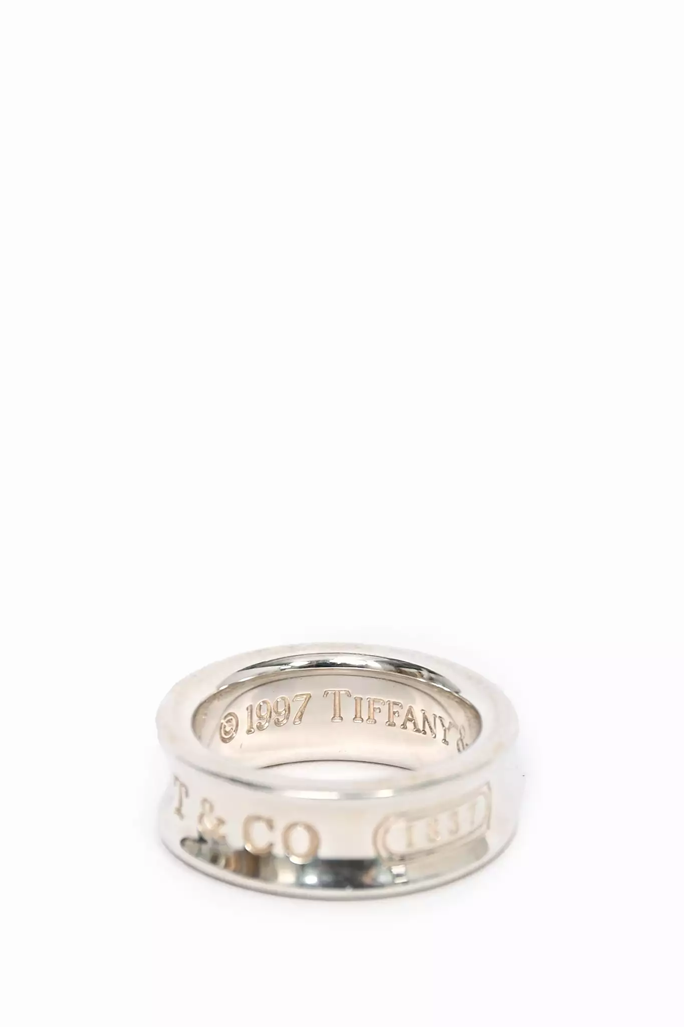 Tiffany & Co. Sterling Silver 1837 Band Ring Size 4